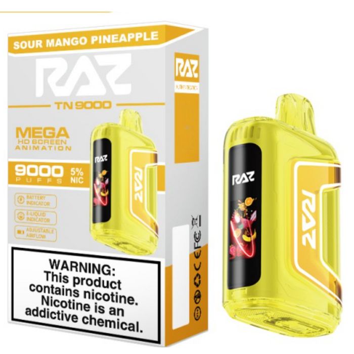 Sour Mango Pineapple Raz Vape TN9000