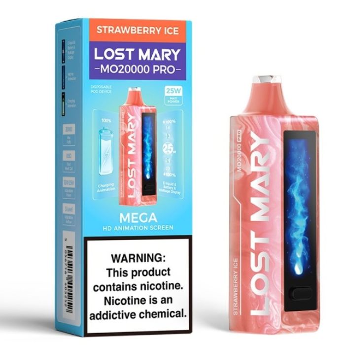 Strawberry Ice Lost Mary MO20000 PRO Vape