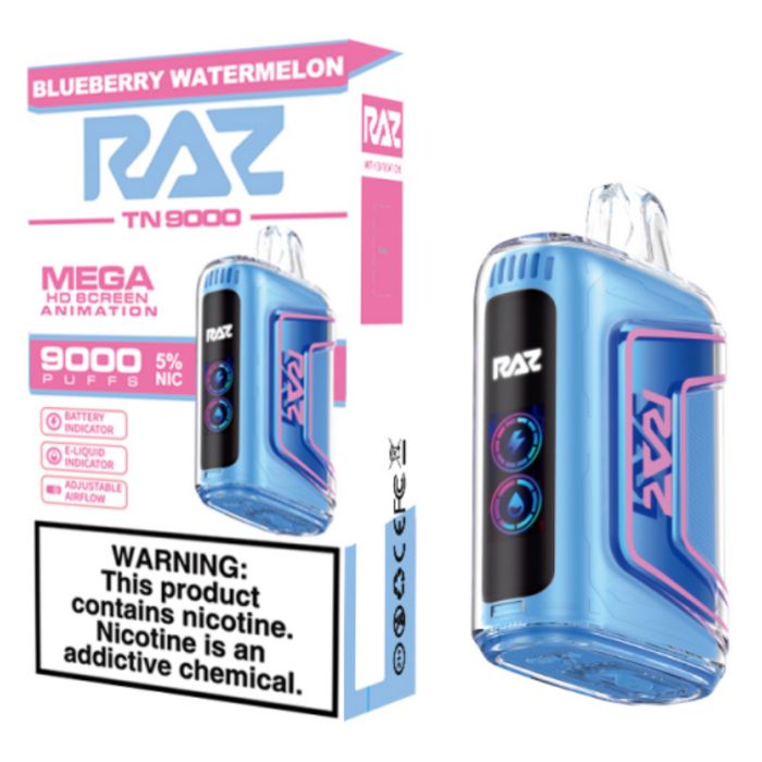 Blueberry Watermelon Raz TN9000 Vape