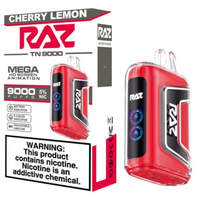 Cherry Lemon Raz TN9000 Vape