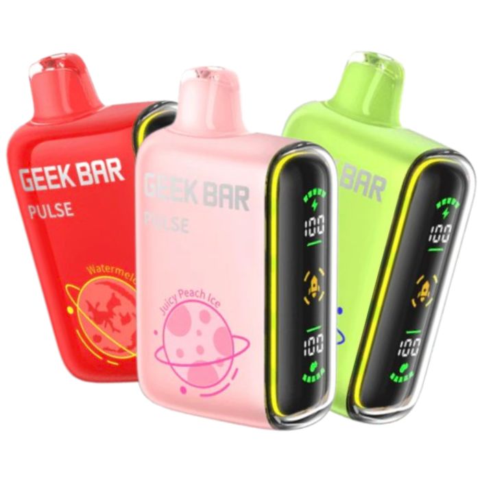 Three Geekbar Pulse vapes