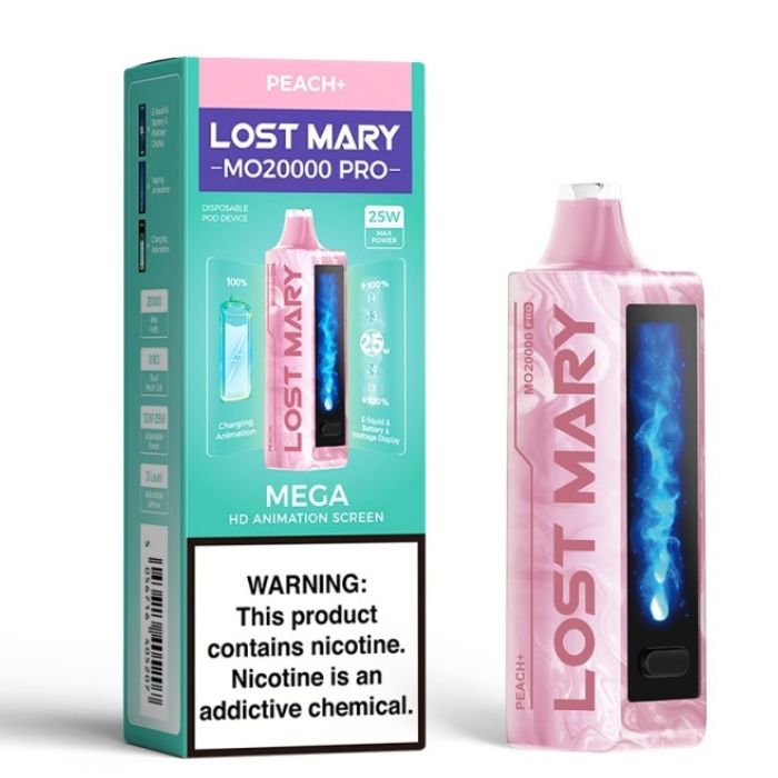 Peach Lost Mary MO20000 PRO Flavor